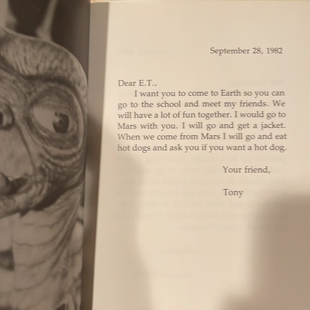 Letters to E.T.”, First Edition, 1983, Collector Quality - Picture 9 of 16